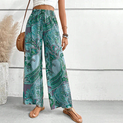 Zavando – Damen Strandhose mit weitem Bein