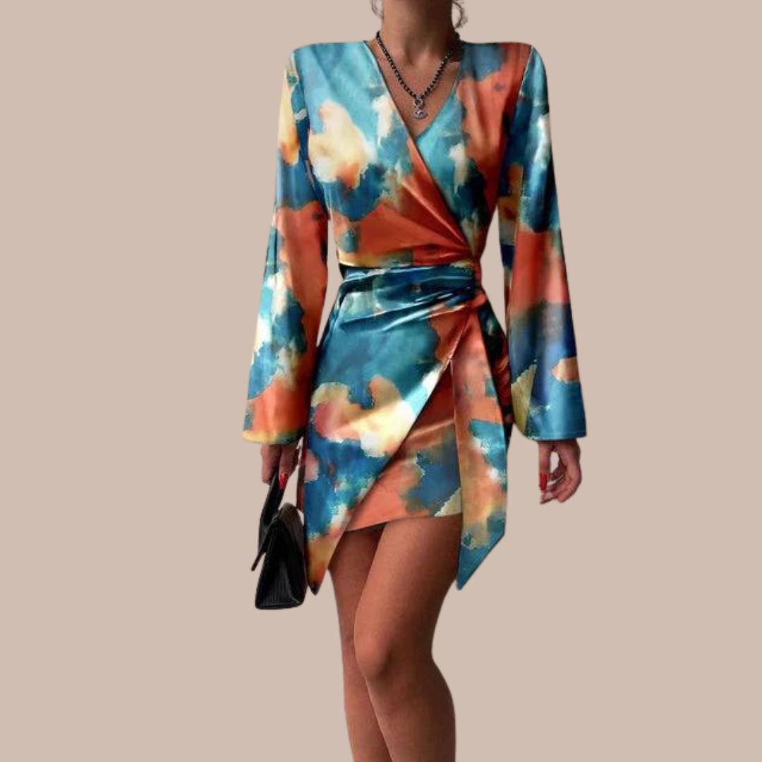 Zavando - Elegantes Damen-Wickelkleid