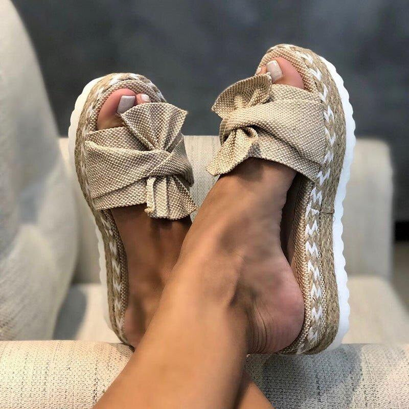 Zavando – Orthopädische Sandalen mit Schleifen-Design
