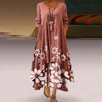 Zavando - Elegantes Baumwollkleid