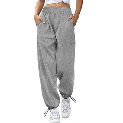 Zavando - Lässige Damen-sporthose Mit Weitem Bein Und Kordelzug