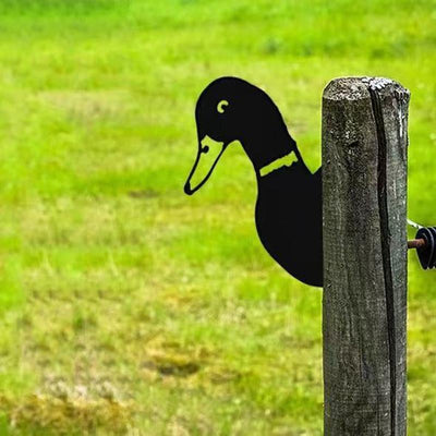 Metall-Kunstwerk für den Garten im Freien, Bauernhof, guckende Ziege, Innendekoration