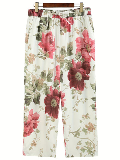 Bedruckte Cropped Hose Für Damen | Sommer