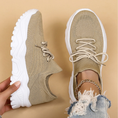 Damen Schnür Lässige Lauf Fitness Schuhe | Sport