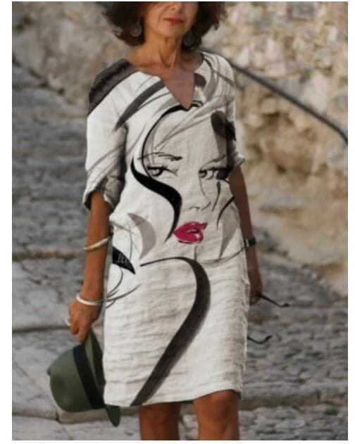 Zavando – Stilvolles Kleid mit Print
