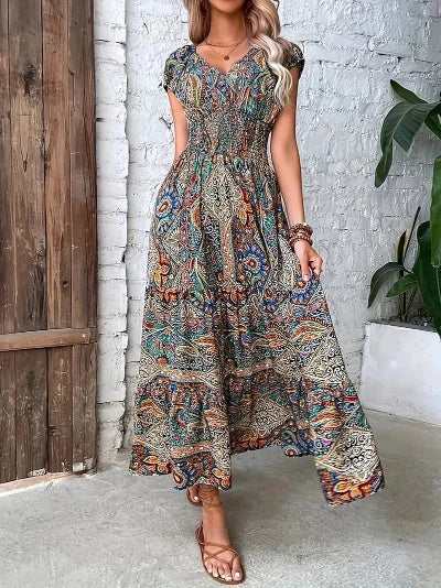 Zavando – Stilvolles Boho-Maxikleid