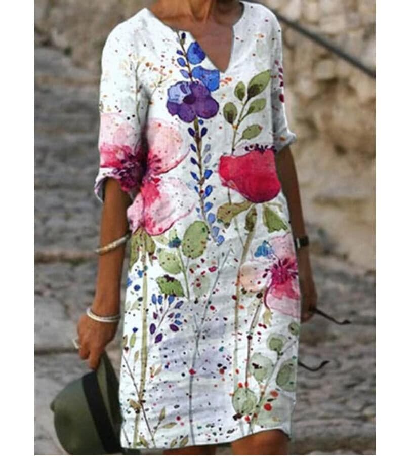 Zavando – Stilvolles Kleid mit Print