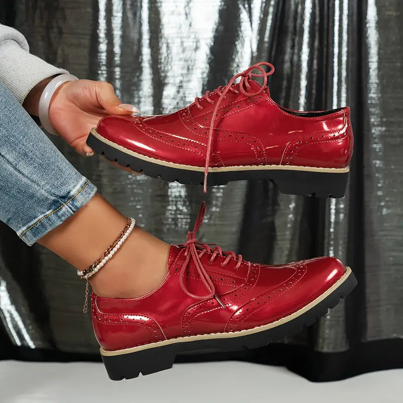 Damenschuhe Im Vintage Stil | Schnürschuhe