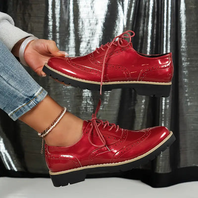 Damenschuhe Im Vintage Stil | Schnürschuhe