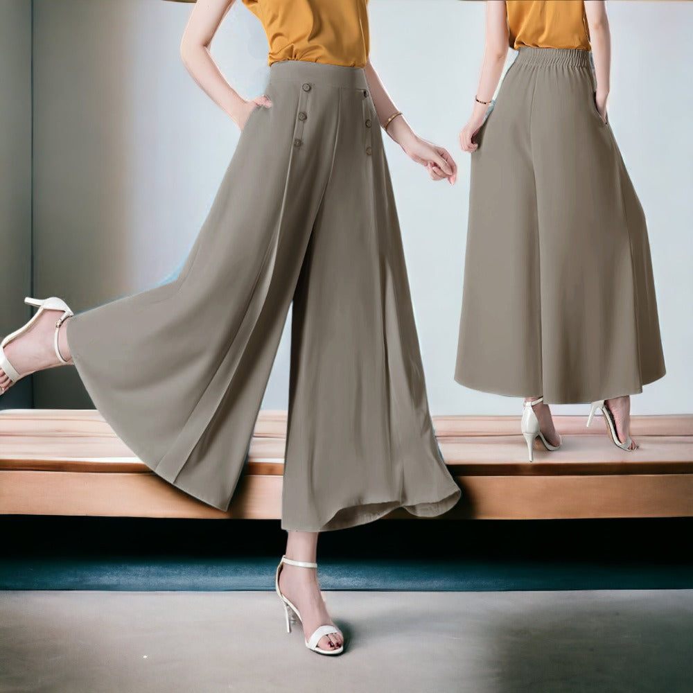 Zavando – Luftige Weite Damenhose