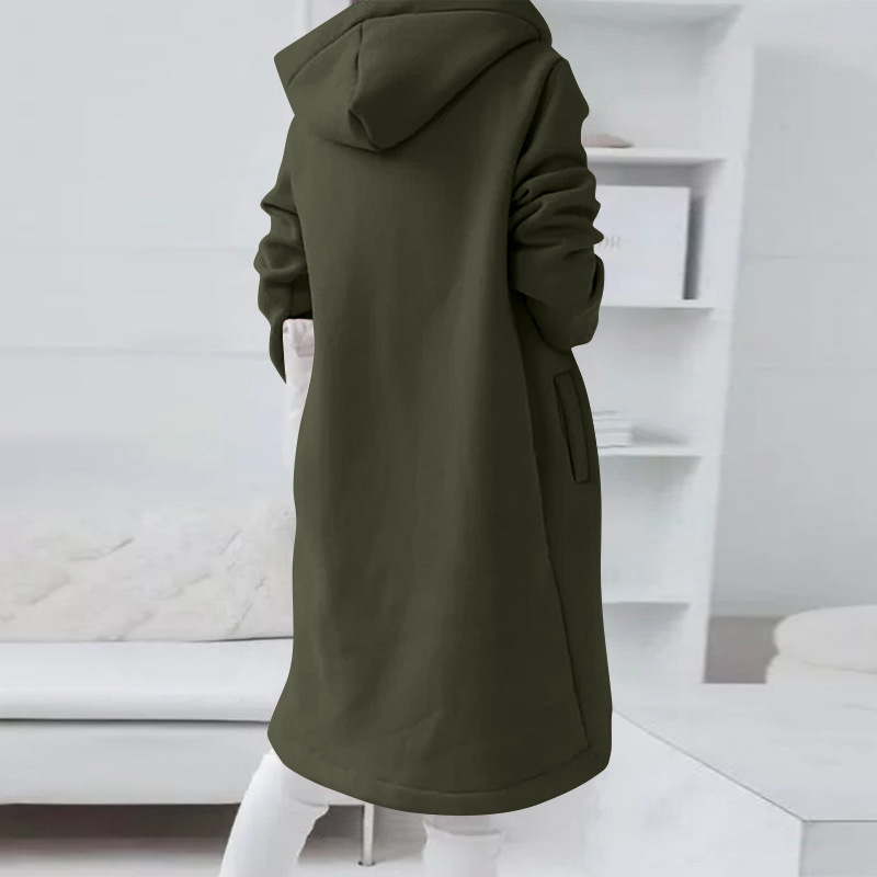 Damenjacke Mit Kapuze Und Reißverschluss | Warm