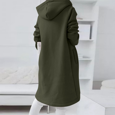 Damenjacke Mit Kapuze Und Reißverschluss | Warm