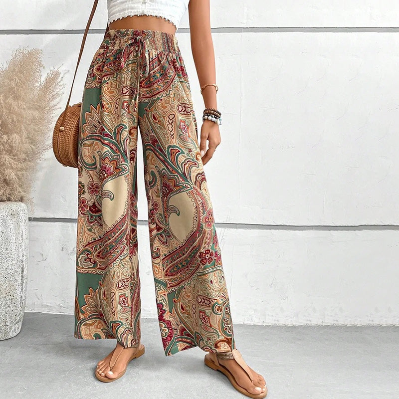 Zavando – Damen Strandhose mit weitem Bein