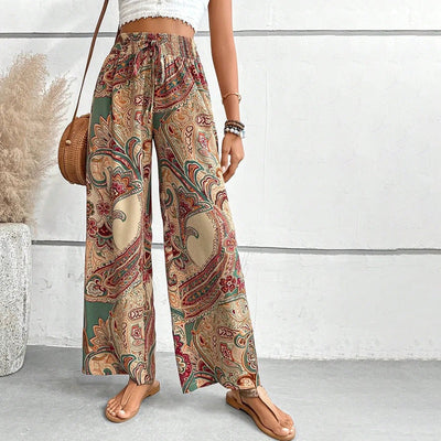 Zavando – Damen Strandhose mit weitem Bein