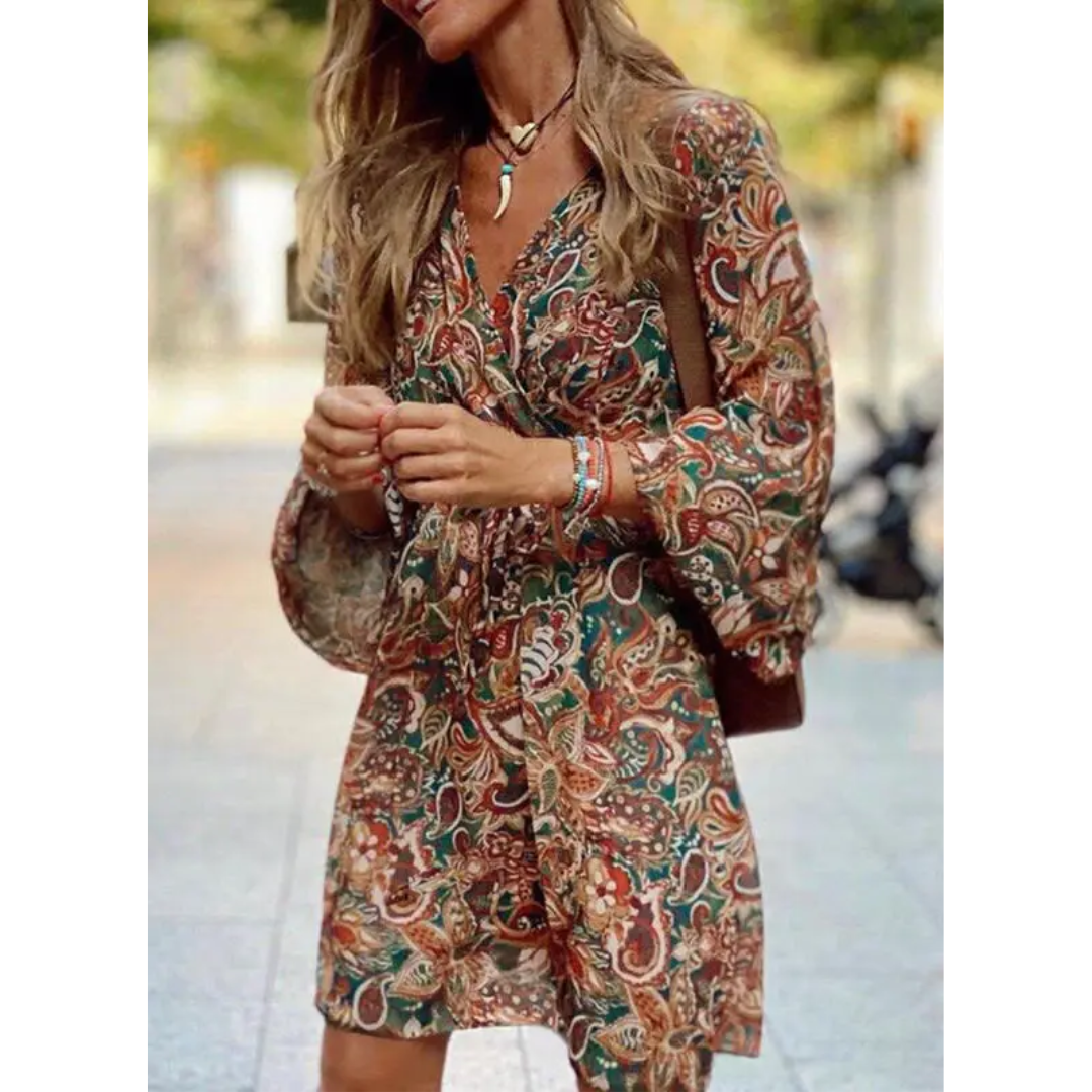 Wickelkleid Im Vintage Stil Für Damen | Mini