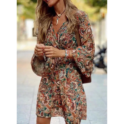 Wickelkleid Im Vintage Stil Für Damen | Mini