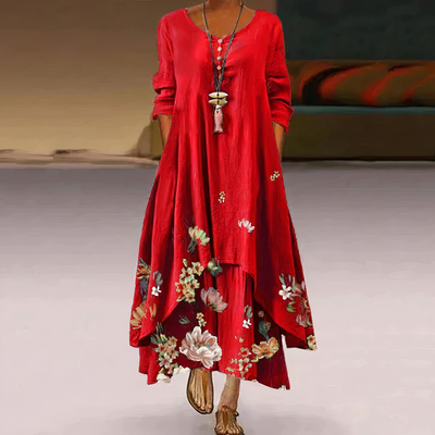 Zavando - Elegantes Baumwollkleid