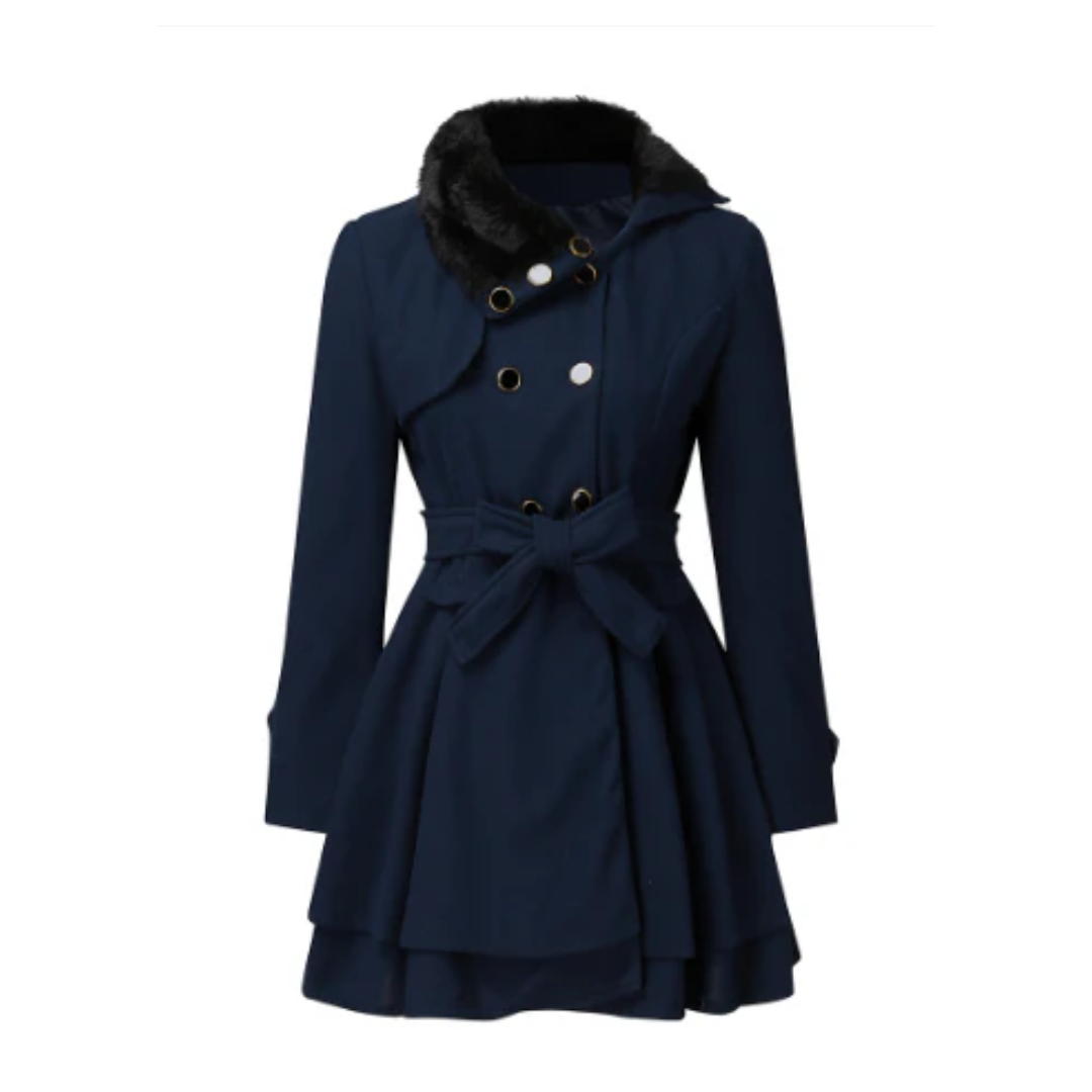 Damen Stylischer Gürtel Trenchcoat | Anspruchsvoller Flair