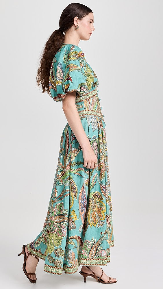 Zavando – Paisley Print Kleid