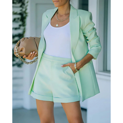 Modisches Zweiteiliges Blazer Set Für Damen | Schick