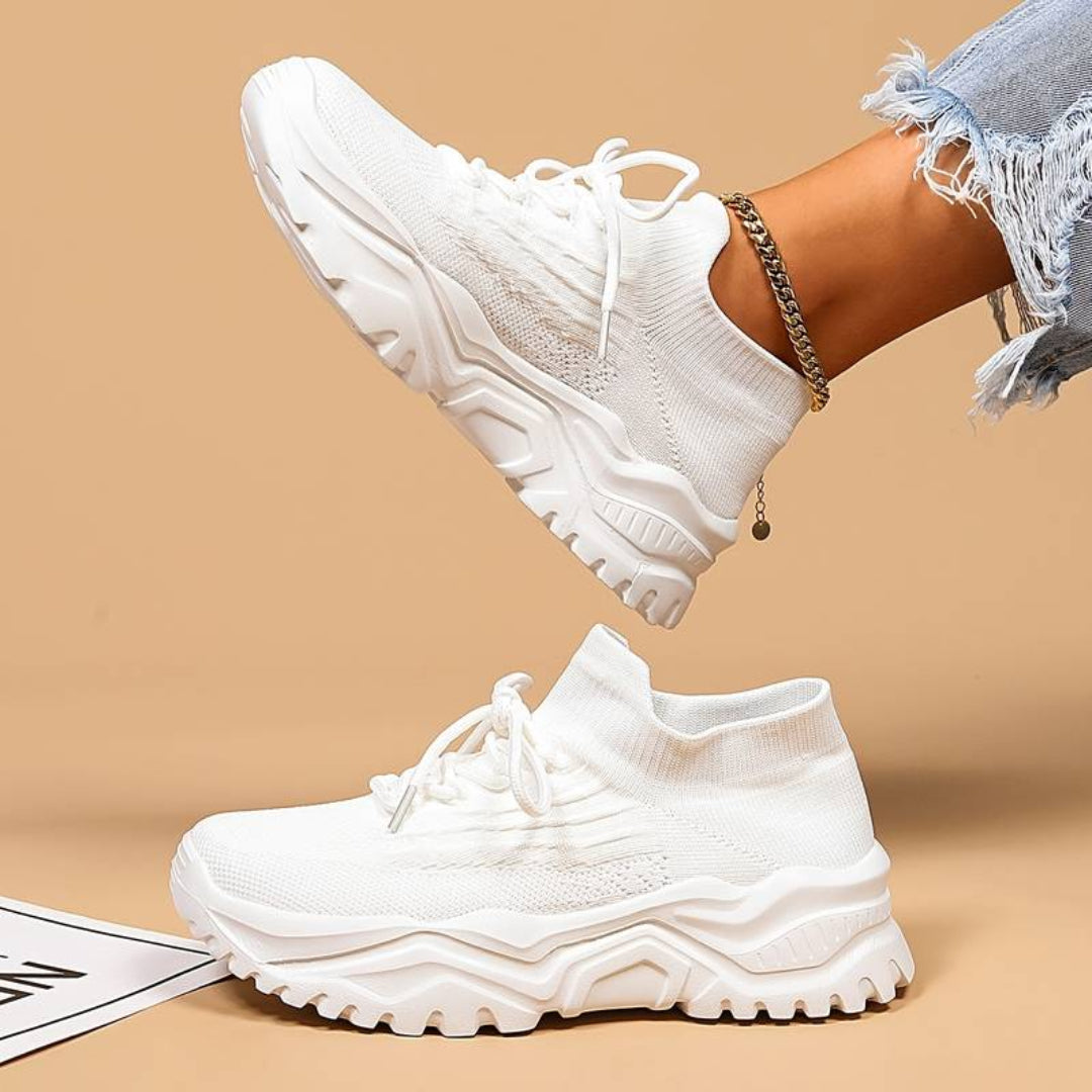 Damen Schnür Lässige Lauf Fitness Schuhe | Sport