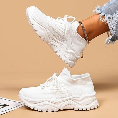 Damen Schnür Lässige Lauf Fitness Schuhe | Sport