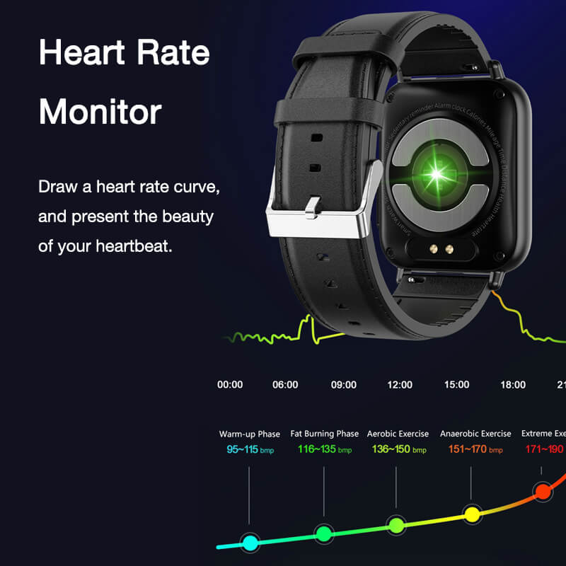 TK10 Smart Watch Neue EKG Blutzucker Herzfrequenz Blutdruck Schlafüberwachung Wetter Nachrichten Sport
