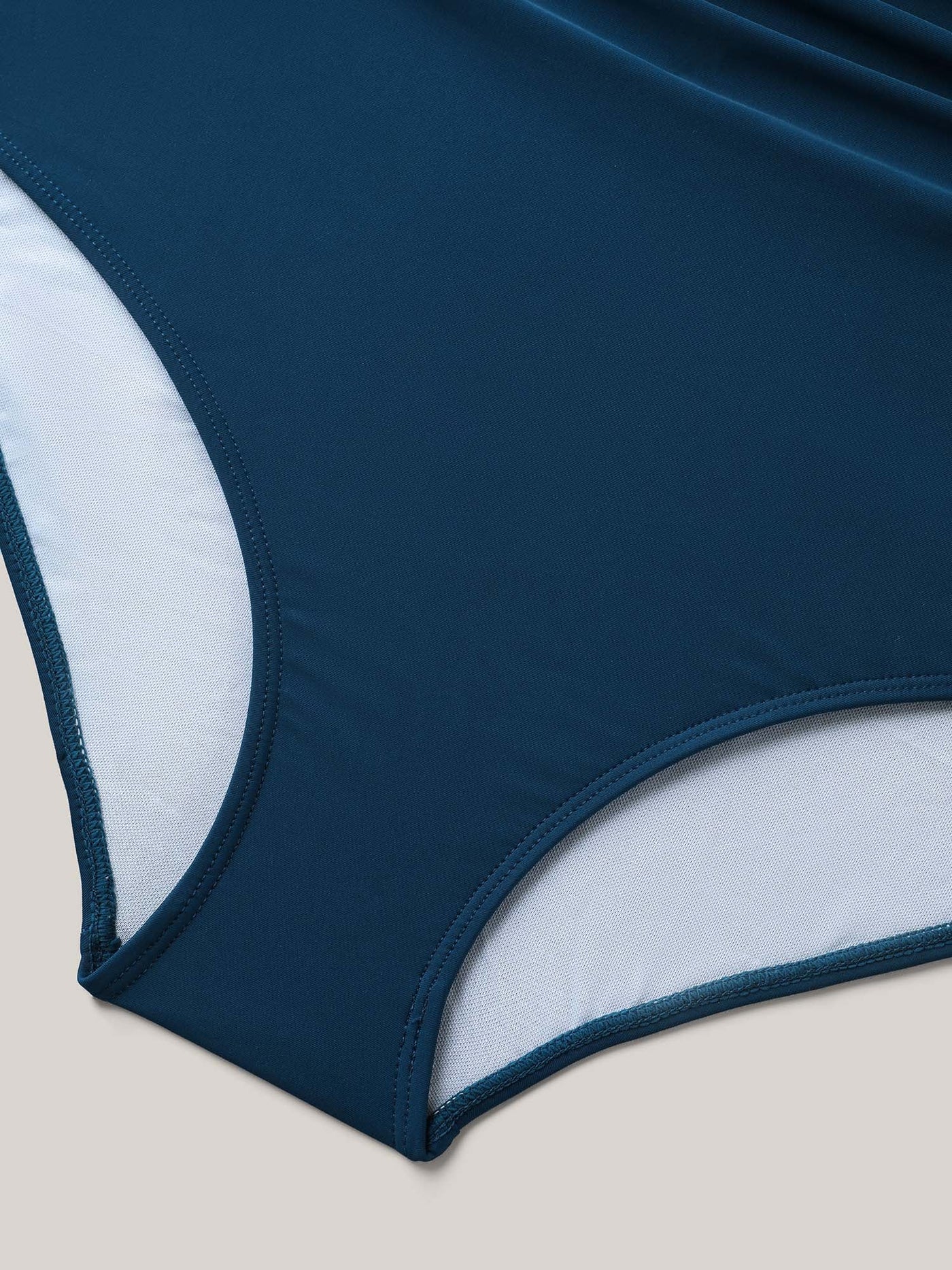 Zavando Einteiler-Badeanzug mit Wickelausschnitt und Gürtel