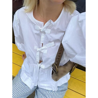 Schicke Stilvolle Bluse Für Damen | Puffärmel