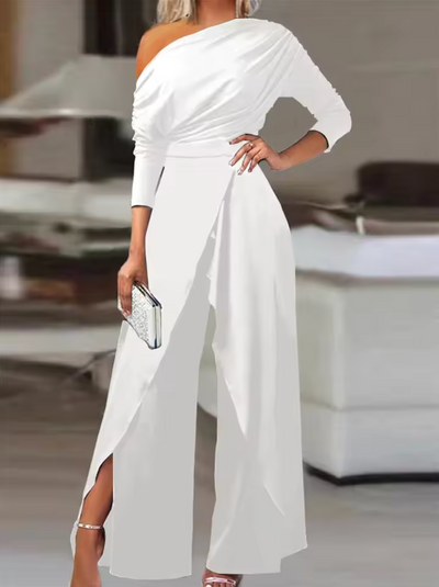 Zavando – Raffinierter schulterfreier Jumpsuit