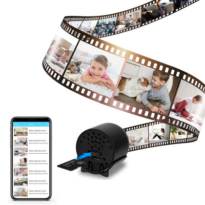 Kabelloses Mini-WLAN-Sicherheitskamerasystem für den Innenbereich