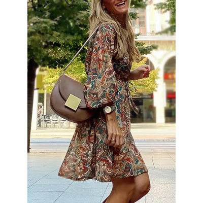 Wickelkleid Im Vintage Stil Für Damen | Mini