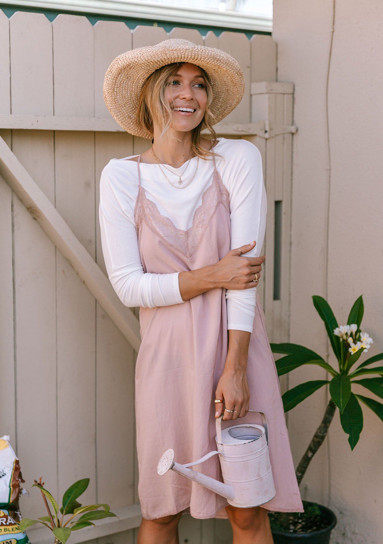 Zavando - Spitzen Slip Kleid