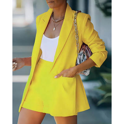 Modisches Zweiteiliges Blazer Set Für Damen | Schick