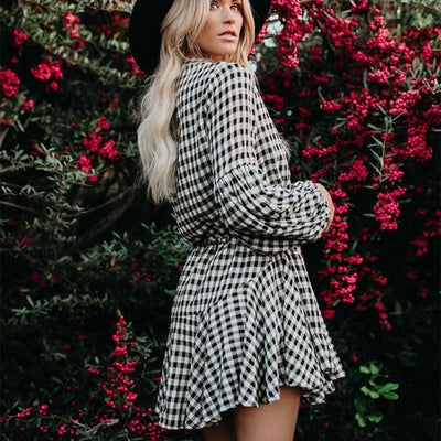 Zavando – Bohemian-Freizeitkleid mit weiten Ärmeln