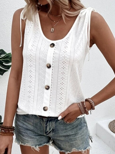 Bequemes Ärmelloses Tanktop Für Damen | Sommer