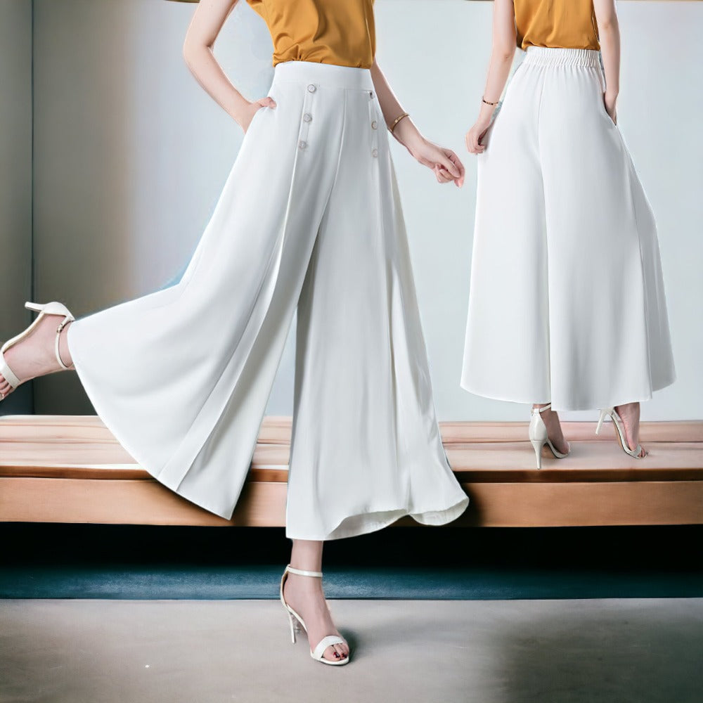 Zavando – Luftige Weite Damenhose