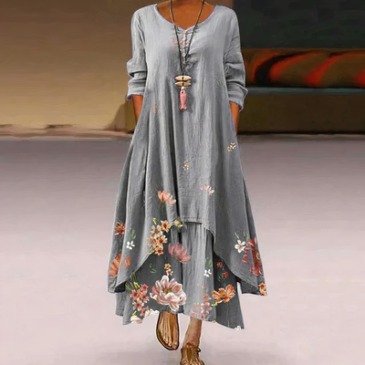 Zavando - Elegantes Baumwollkleid