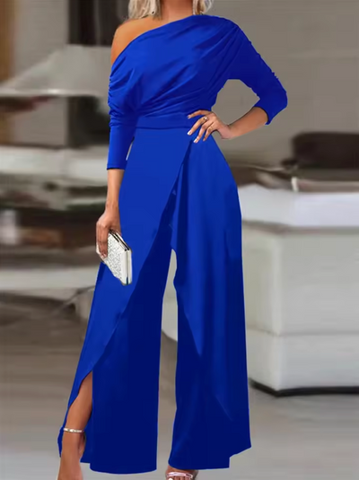 Zavando – Raffinierter schulterfreier Jumpsuit