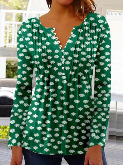 Bluse mit Blumenmuster für Damen