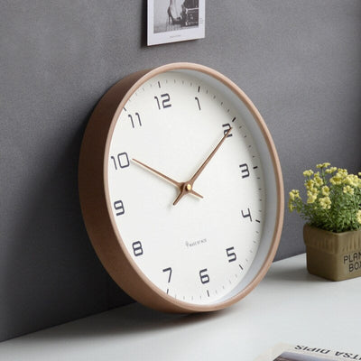 Holzwanduhr "Skandinavische Einfachheit"
