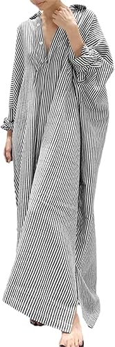 Langes Hemdblusenkleid Für Damen | Maxi