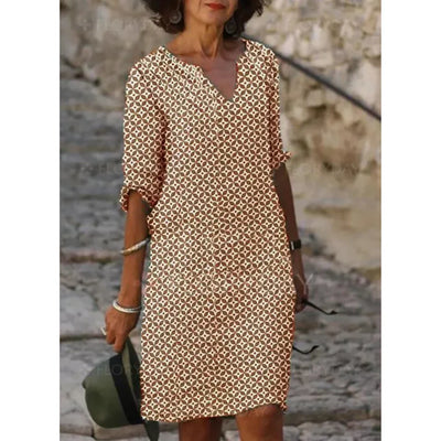 Bedrucktes Sommerkleid Für Damen | Mini