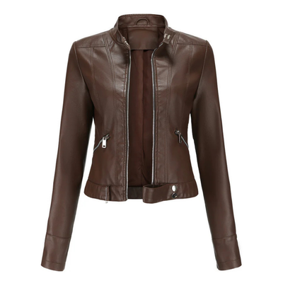 Wasserdichte Kurze Jacke Für Damen | Langarm