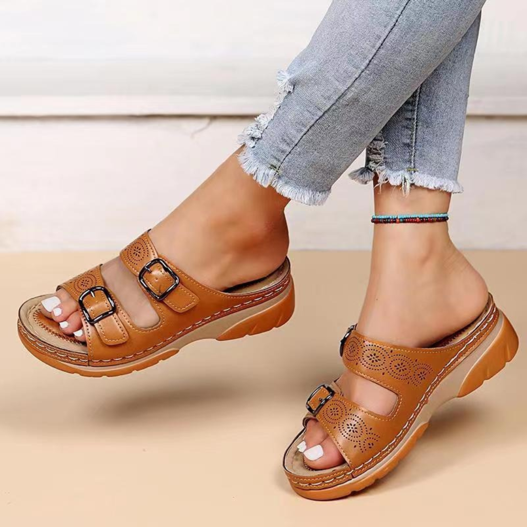 Lässige Schlupfsandalen Für Damen | Schnalle