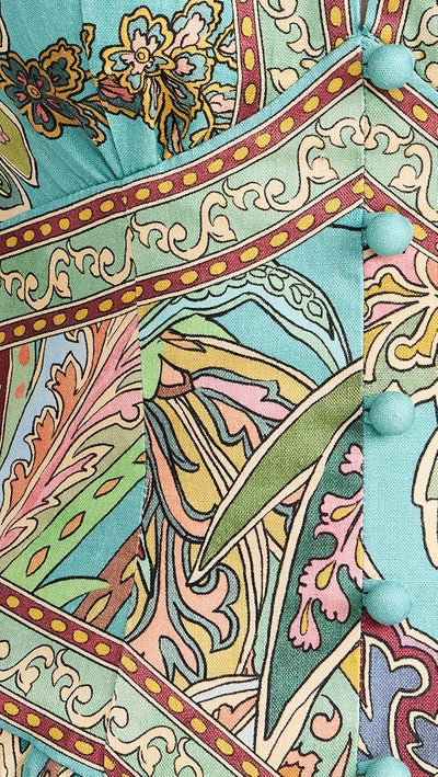 Zavando – Paisley Print Kleid