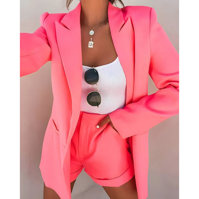 Modisches Zweiteiliges Blazer Set Für Damen | Schick