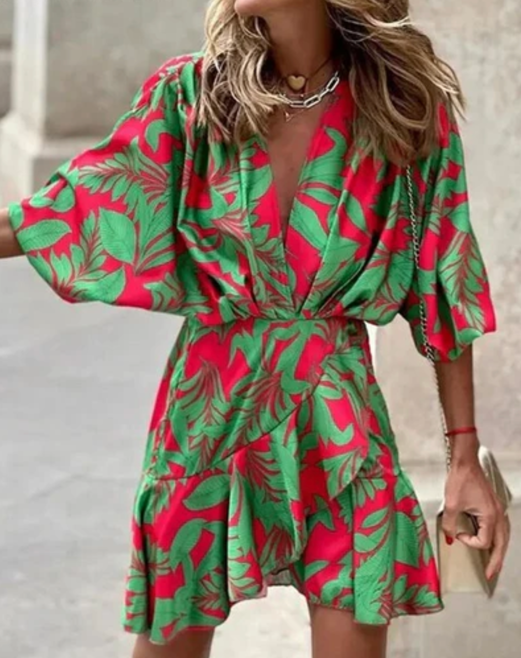 Zavando – Wunderschönes Boho-Wickelkleid