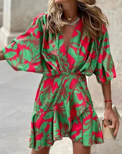 Zavando – Wunderschönes Boho-Wickelkleid