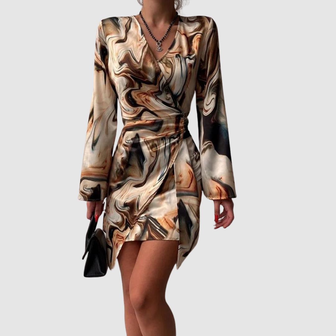 Zavando - Elegantes Damen-Wickelkleid